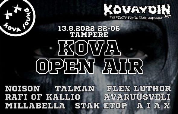 Kova Open Air, 13.8.2022 @ UG / Tampere